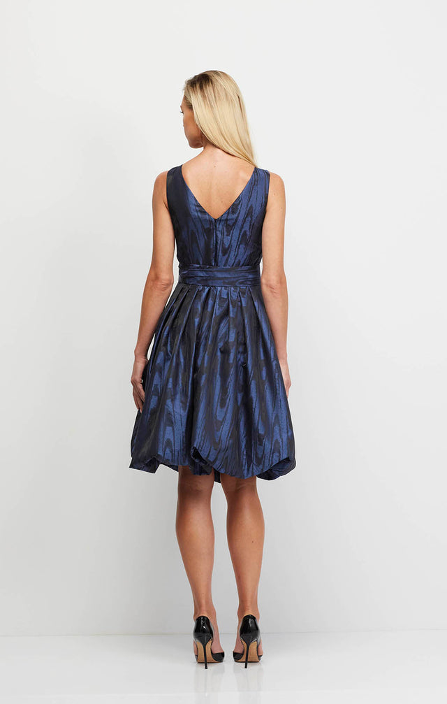 Pannier - Moiré Jacquard Bubble Dress - On Model Image