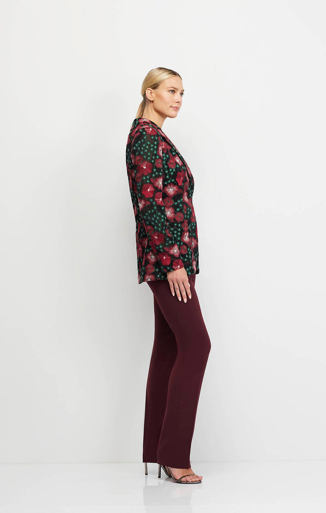 Aria - Floral-Embroidered Mesh Cutaway Blazer - Ecomm Image