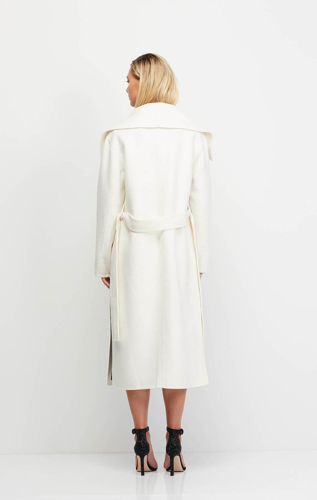 Grand Jete - Open-Front, Double-Faced Wool Coat - Ecomm Image