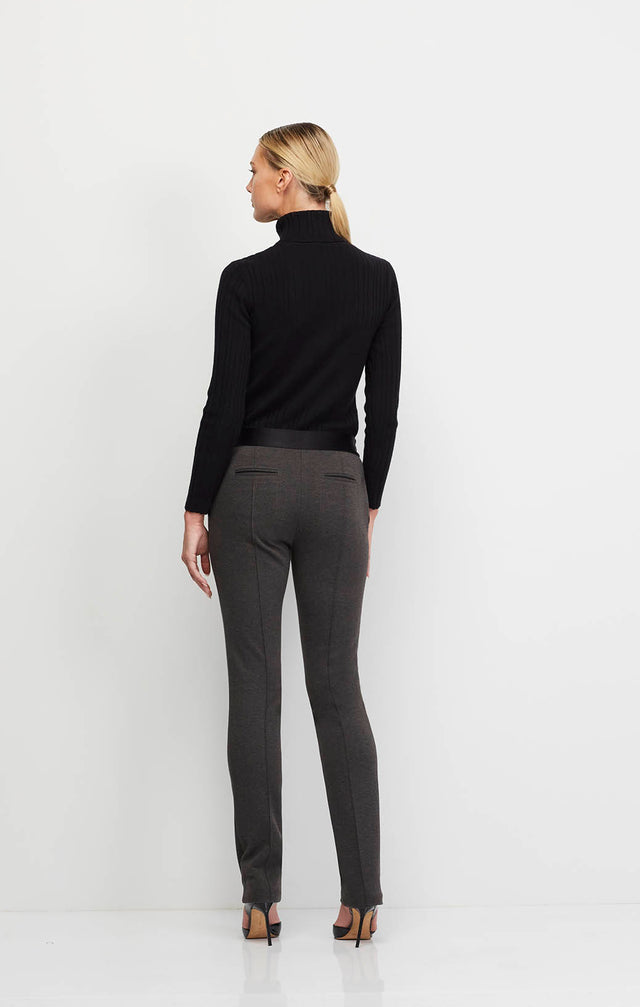 Altitude - Alpine Pants In Stretch Herringbone Ponte Knit - On Model Image