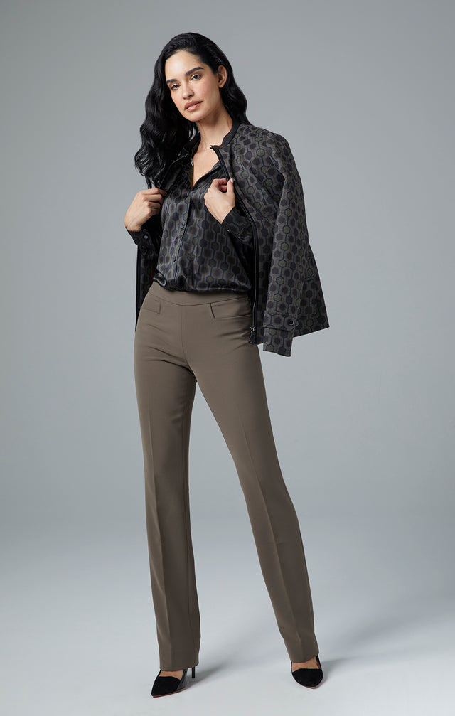 Lookbook image of a model wearing Oak Room pants.