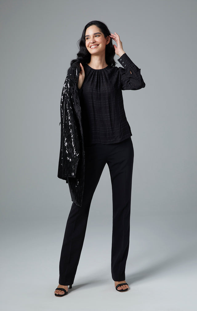 Lookbook image of a model wearing the Interface pants.