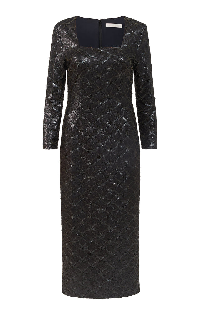 Cabaret - Sequined Faux-Leather Dress - Product Image