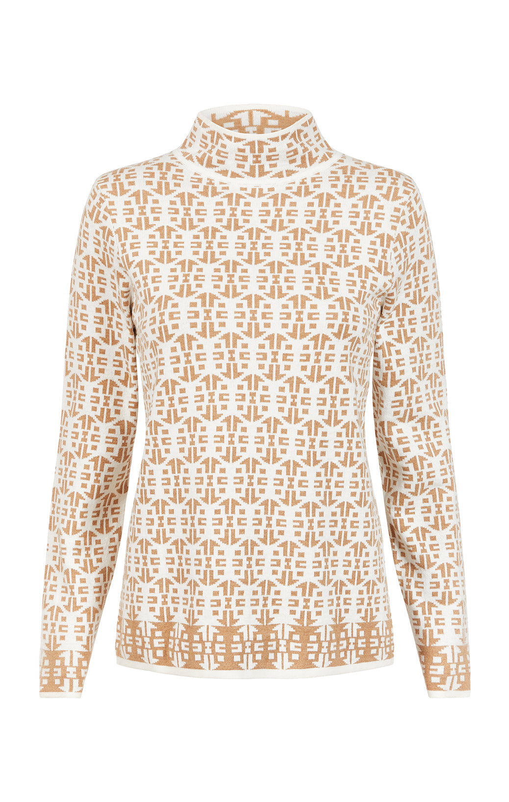 Constant - Organic Cotton Geometric Jacquard Sweater - Product Image