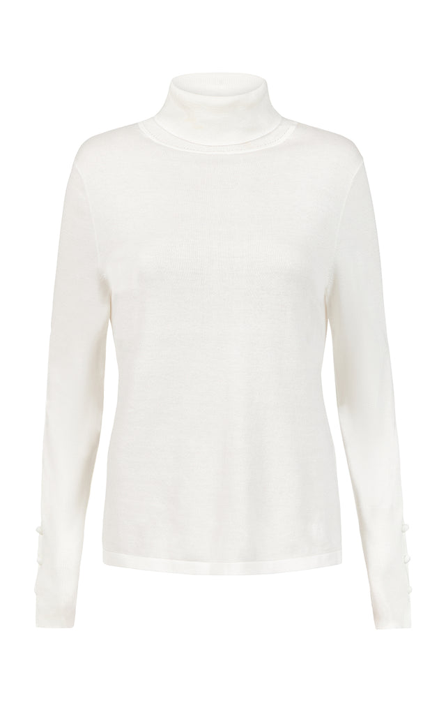 Aloft-Ivr - Ultrasoft Cotton & Modal Turtleneck - Product Image