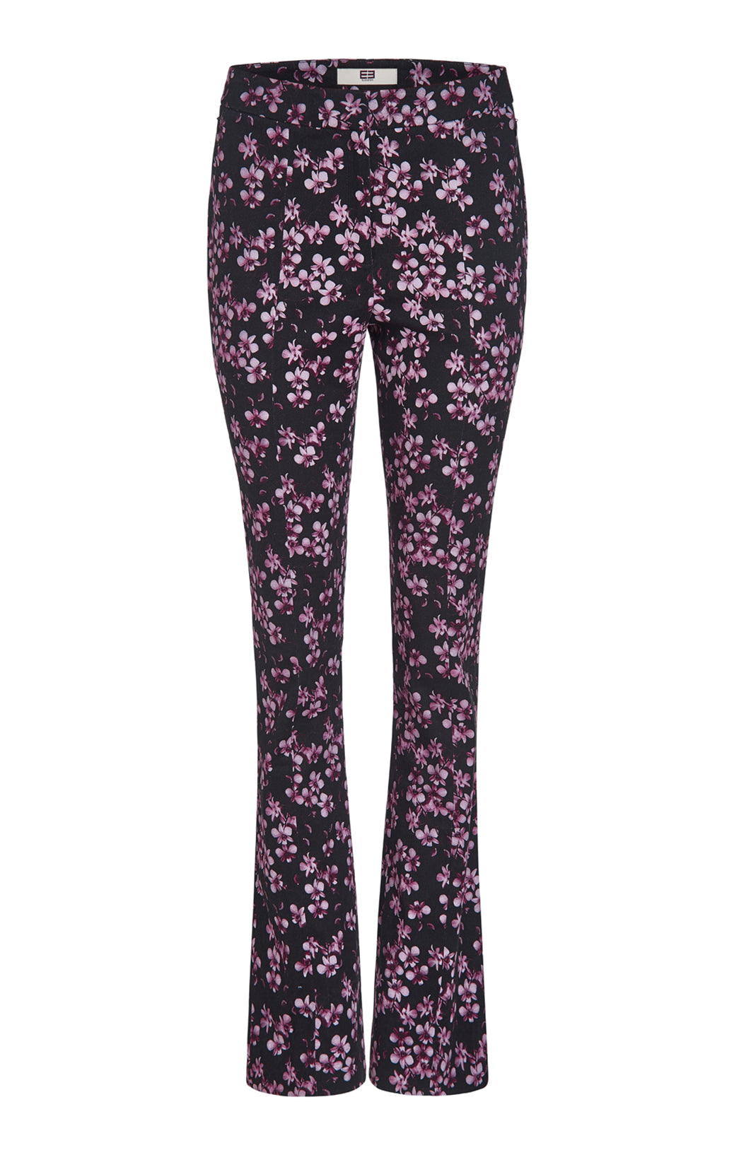 Odeon - Floral-Print Stretch Twill Pants - Product Image