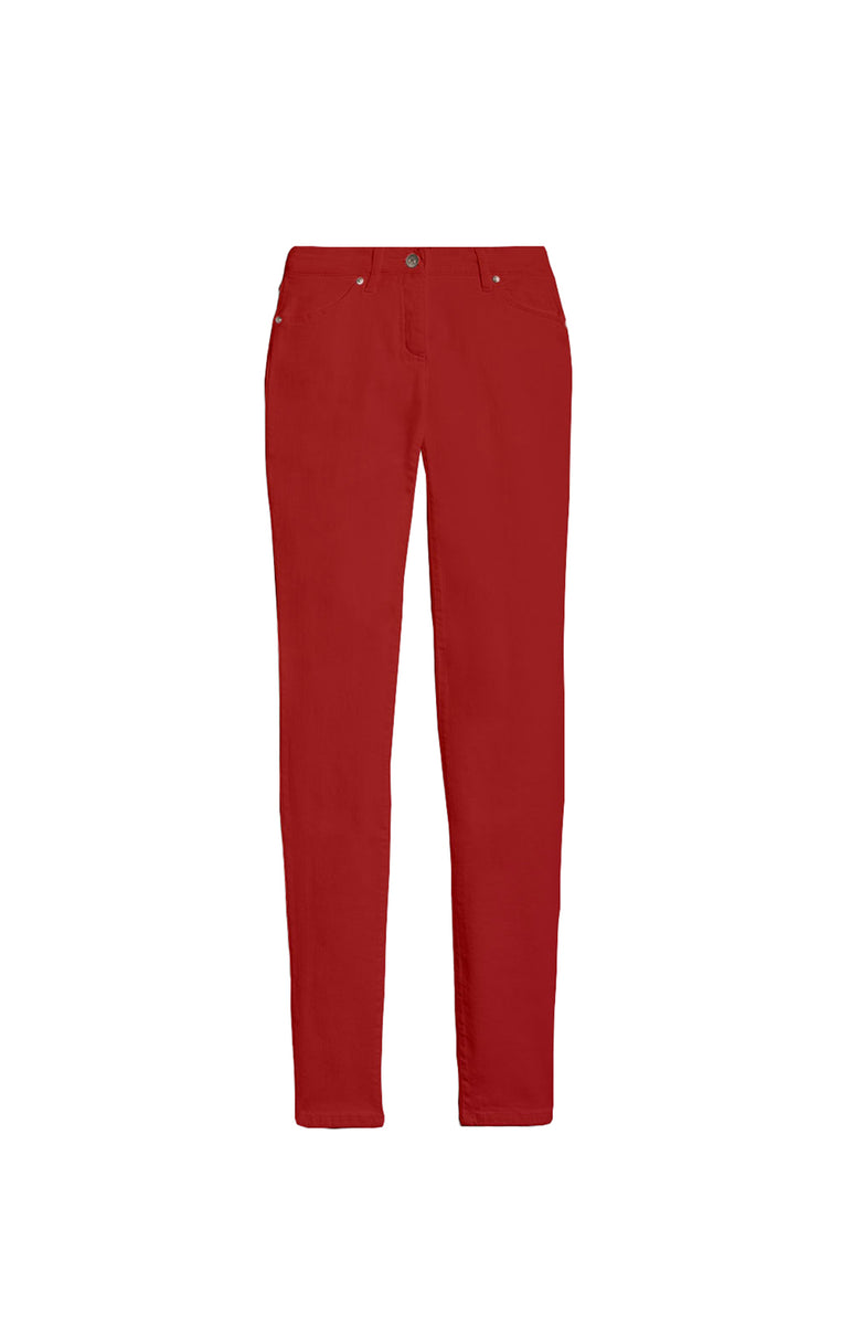 Buy Wanderlust Red Peached Cotton Jeans online - Etcetera